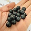Master Shammanite / Black Calcite Bead - 12mm