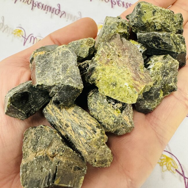 Epidote - Small Rough Raw Natural
