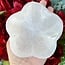 Selenite (Satin Spar Gypsum) Flower Charging Bowl Dish - 4"