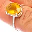 Mexican Fire Opal Ring - Size 5.5 - Sterling Silver