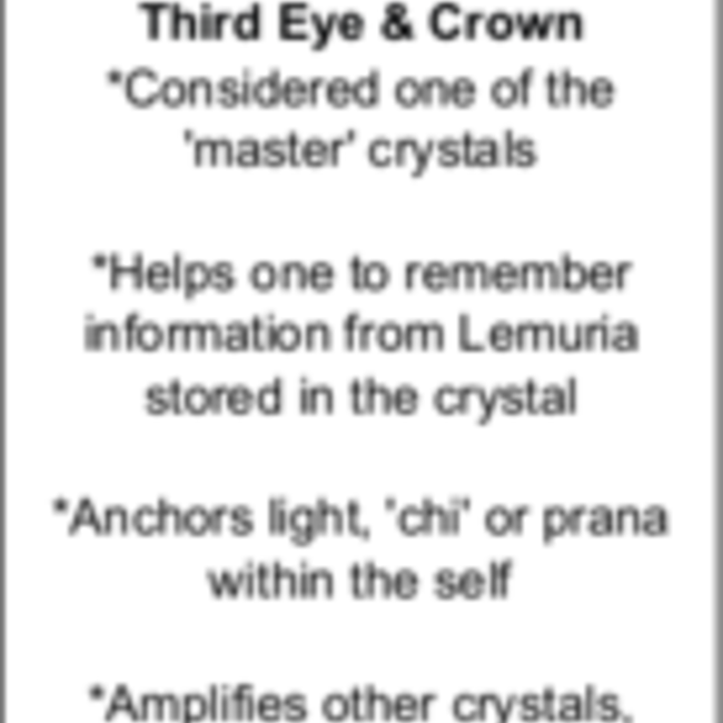 Lemurian Lumerian Seed Egg - Tumbled