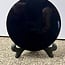 Black Obsidian Scrying Mirror - 6" Plate with Stand 15cm - Scry Divination Clairvoyance