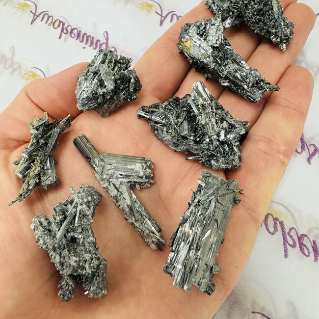 Stibnite - Rough Raw Natural - Medium