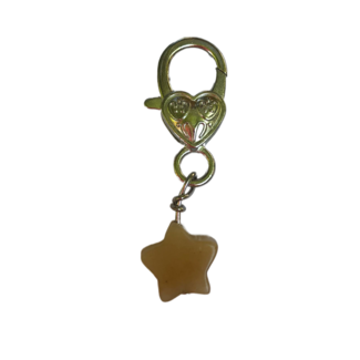 Pet Pendant (Star) Charm - Citrine (Blessed) Dog Cat Animal Collar Pendant