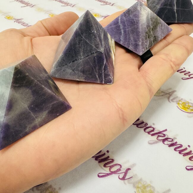 Purple Violet Opal Pyramid - Small (Morado Opal, Opal Royale, Violet Flame Opal)