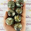 Bloodstone (Seftonite Heliotrope) Sphere Orb -Globe  30-35mm & Sphere Stand