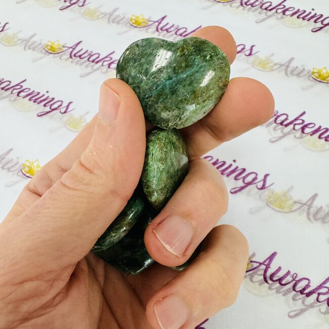 Chrysocolla Hearts  - Small (1-2")