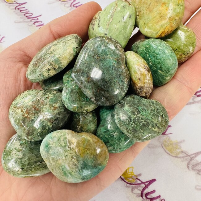 Chrysocolla Hearts  - Small (1-2")