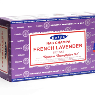 French Lavender Incense -12 Sticks in Box 15g - Satya