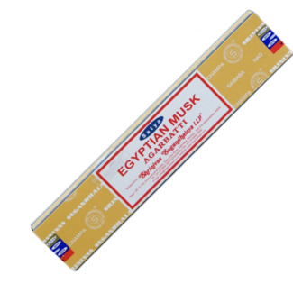 Egyptian Musk Incense -12 Sticks in Box 15g - Satya