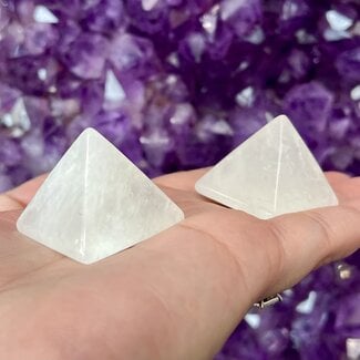 Clear Quartz Pyramid-1.5" Small