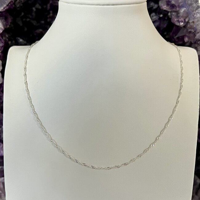 Necklaces - 18" Link Cable Chain (Silver Plated) - Pendants