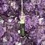 Shungite Pendulum - Dowsing Hexagonal Faceted Point Divination - Silver Chain - Crystal Gemstone