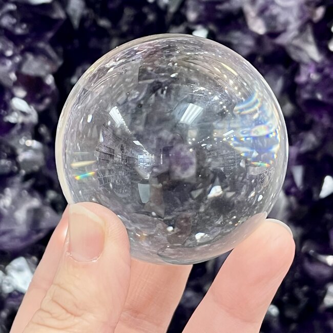 Clear Glass Sphere 60mm - Crystal Ball - Scrying Scry