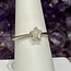 Rainbow Moonstone Rings - Size 4 Star - Sterling Silver