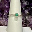 Malachite Rings - Size 8 Round Bezel Set - Sterling Silver
