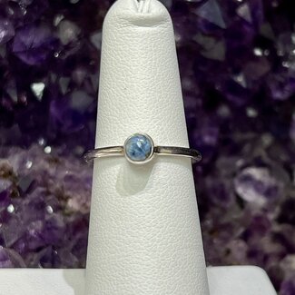 Pietersite (Tempest Stone) Rings- Size 6 Round - Sterling Silver