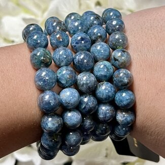 Blue & Green Kyanite Bracelet-10mm