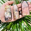 Pink Opal Free Forms - Flat Cut Bottoms Medium 2-3"