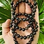 Midnight Lace Black Obsidian Bracelets - 8mm