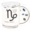 Capricorn Zodiac Candle with Sodalite Crystals - 10oz, Essential Oil Soy Wax Candle
