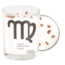 Virgo Zodiac Candle with Red Jasper Crystals - 10oz, Essential Oil Soy Wax Candle