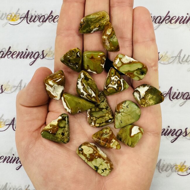 Green Opal (Chukotka) Tumbled