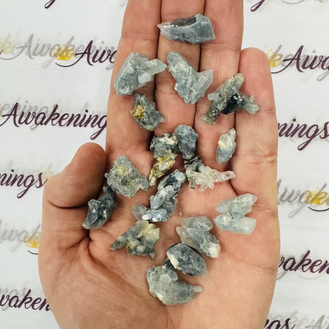 Blue (Indicolite Paraiba) Tourmaline in Quartz - Rough Raw Natural