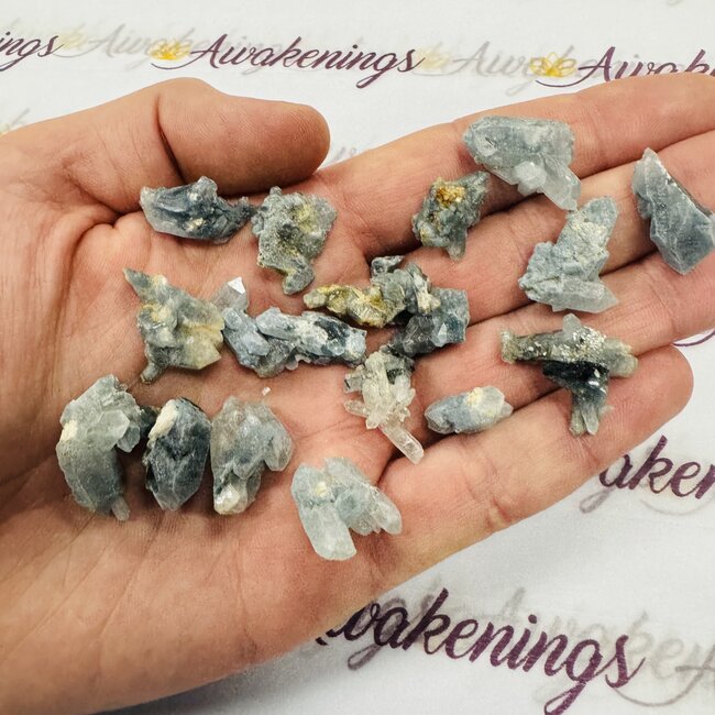 Blue (Indicolite Paraiba) Tourmaline in Quartz - Rough Raw Natural