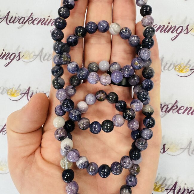 Russian Tiffany Stone (Bertrandite) Bracelets - 7-8mm