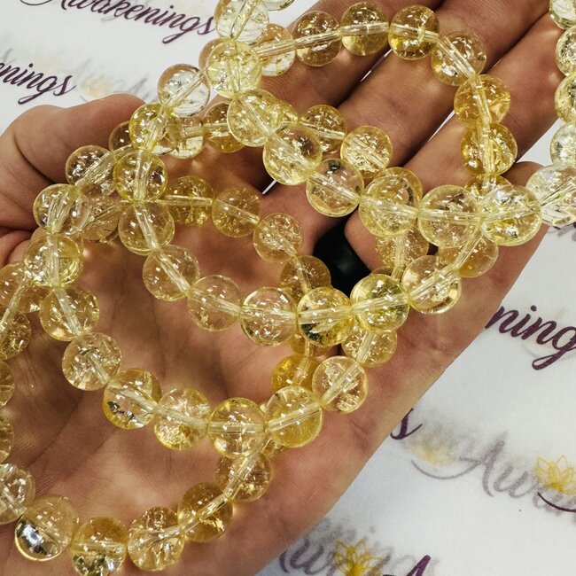 Lemon (Yellow) Quartz Bracelets - 10mm