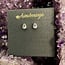 Tanzanite Earrings - Teardrop Pear Faceted Studs - Bezel Set Sterling Silver