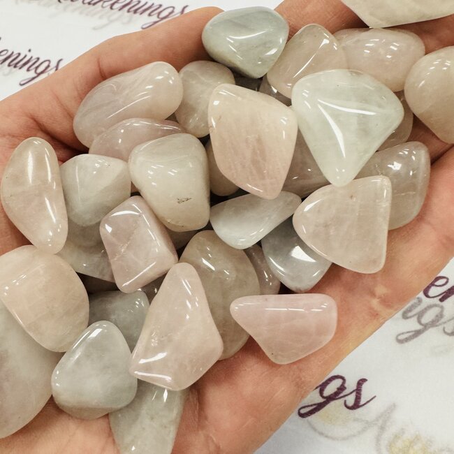 Lunar Rose Quartz - Tumbled