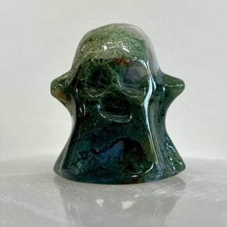 Moss Agate Ghosts - Medium 2" Figurine Carving