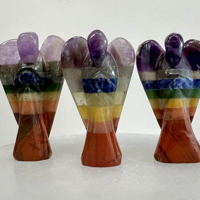 Chakra Angels - 2" Small Carving