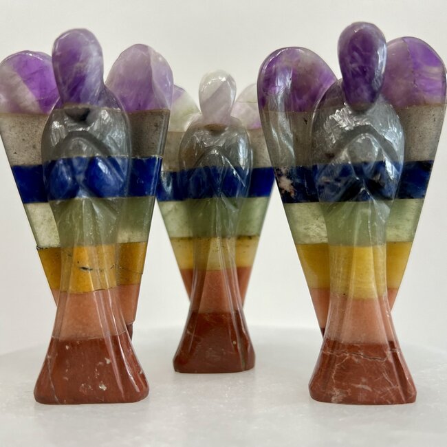 Chakra Angels - 3" Large Carving