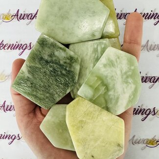 Jade (Myanmar Burma) Slices Slab Flats