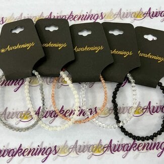Eclipse Energy Crystal Bracelets Bundle - 3-4mm