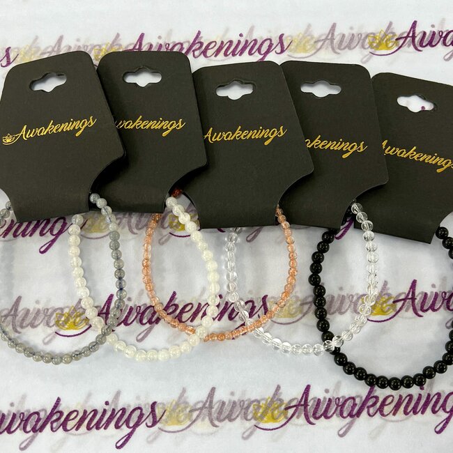 Eclipse Energy Crystal Bracelets Bundle - 4mm