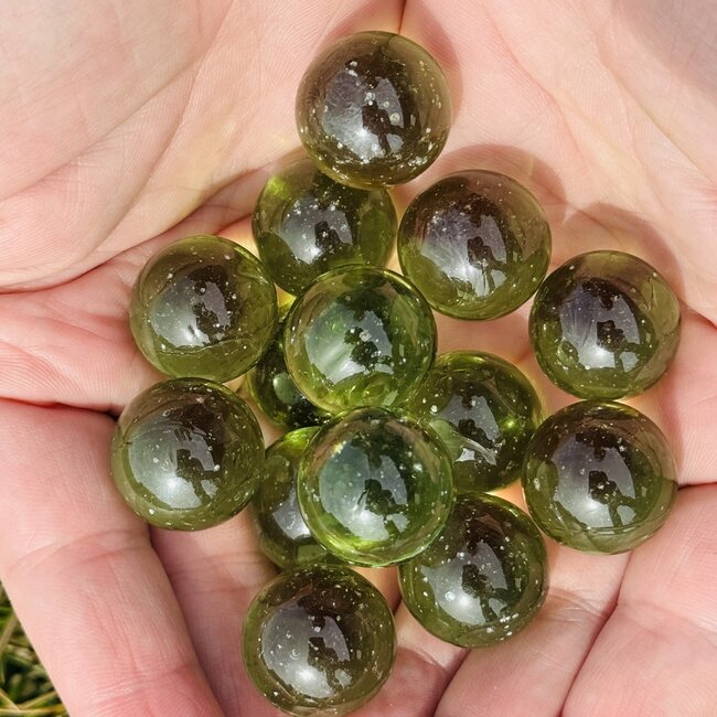 Gaia Stone (Helenite) Sphere Orb - 20mm