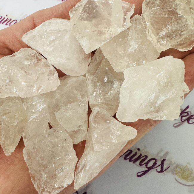 Clear Girasol Quartz (Milky Star) - Rough Raw Natural
