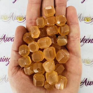 Honey Calcite Tumbled - Pocket Stone