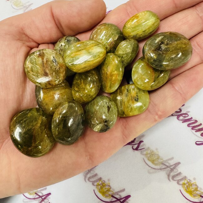 Green Kyanite (AAA Grade) - Tumbled Smooth