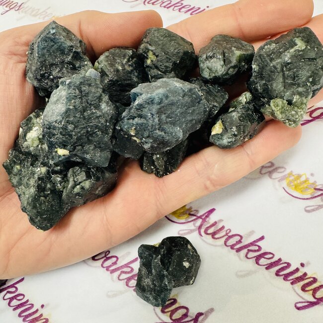 Blue Dravite - Rough Raw Natural