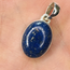 Lapis Lazuli Pendant - Oval Sterling Silver