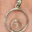 Rose Quartz Pendants - Round Decorative Sterling Silver