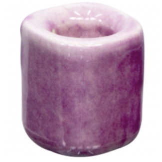Mini Magic Ritual Candle Holder Lavender 1" Ceramic - Chime Spell