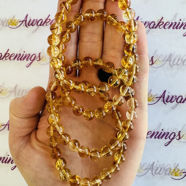 Congo Citrine Bracelets - 8mm