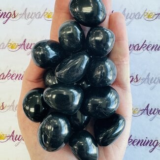 Black Burmese Burma Jade Jadeite - Tumbled