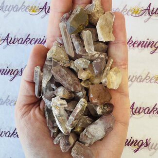 Lithium Quartz Points - Small Rough Raw Natural